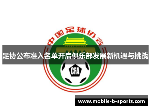 足协公布准入名单开启俱乐部发展新机遇与挑战 足协公布准入名单开启俱乐部发展新机遇与挑战